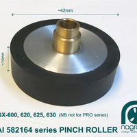 Akai Pinch Roller 582164 for GX series 600, 620, 625, 630