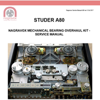 Studer A80 and B62 FULL bearing overhaul kits