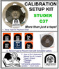 Studer C37  Setup Calibration Kit for Studer C37 1/4" tape machines