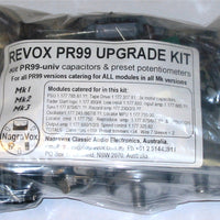 Revox PR99 ELECTRONIC capacitor & trimmer overhaul kit