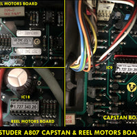 Studer A807 Motor Control Boards PROM's
