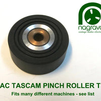 TEAC TASCAM T32 PINCH ROLLER for wider 1/4" machines