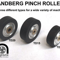 Tandberg Pinch Roller- generic fits many different reel to reel 1/4" machines