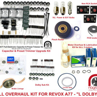 Revox A77 Full Monty electronic and mechanical overhaul kit