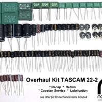 TASCAM 22-2 Overhaul Kit - recap, retrim & mechanical service