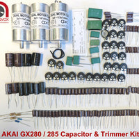 AKAI GX280/285 ELECTRONIC capacitor and trimmer kit