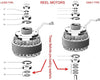 Revox Tape Reel Motor Bellville Thrust Washers - Small type