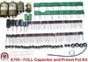 Revox A700 ELECTRONIC capacitor & trimmer overhaul kit