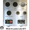 Revox RCA sockets panel