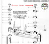 Revox A77 Tape Guide Brass Shoulder Screw