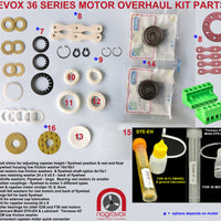 Motors overhaul kit for Revox 36 series
