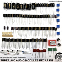 Studer A80 Audio overhaul upgrade kit for Studer  A80R  A80RC  A80QC A81