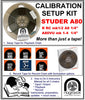 Setup Calibration Kit for Studer 1/4" A80 and A/B62 Tape Machines