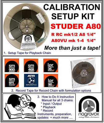 Setup Calibration Kit for Studer 1/4