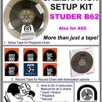 Setup Calibration Kit for Studer 1/4" A/B62 machines