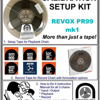 Setup Calibration Kit for Revox PR99 (Mk1)