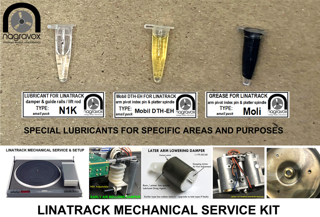 Mechanical Service Kit for Linatrack turntables