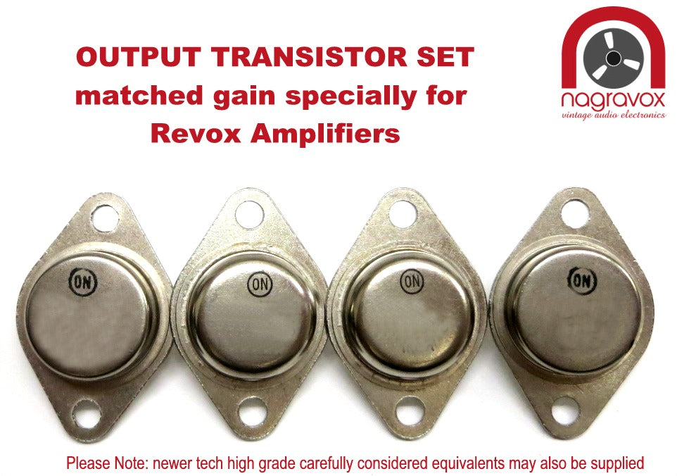 Amplifier option output transistors kit for Revox B750