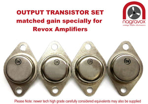 Amplifier option output transistors kit for Revox B750