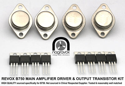 Revox B750 Output and Driver Transistor Kit