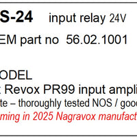 REVOX STUDER RELAYS -  Audio, PSU, Protection