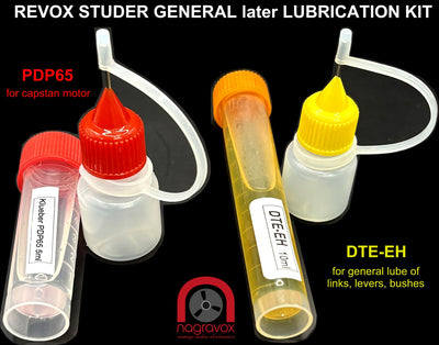 Universal lubricant oil kit for LATER Studer & Revox