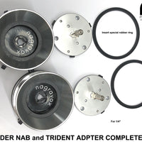 STUDER REEL TABLE INSERT NAB ADAPTER and TRIDENT HUBS