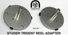 STUDER REEL TABLE INSERT NAB ADAPTER and TRIDENT HUBS