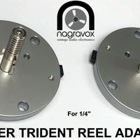 STUDER REEL TABLE INSERT NAB ADAPTER and TRIDENT HUBS