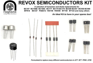 Semiconductors spares box for Revox machines