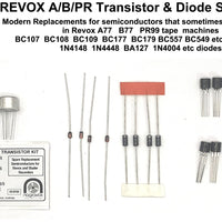 Semiconductors spares box for Revox machines