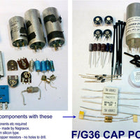 Electronic capacitor, trimmer & rectifier overhaul kit for Revox 36 series