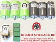 Basic motor & suppression capacitor kit for Studer A810