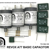 Revox A77 Basic motor & suppressor capacitor  early mk1