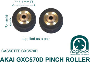Akai Cassette Pinch Roller for GXC570D