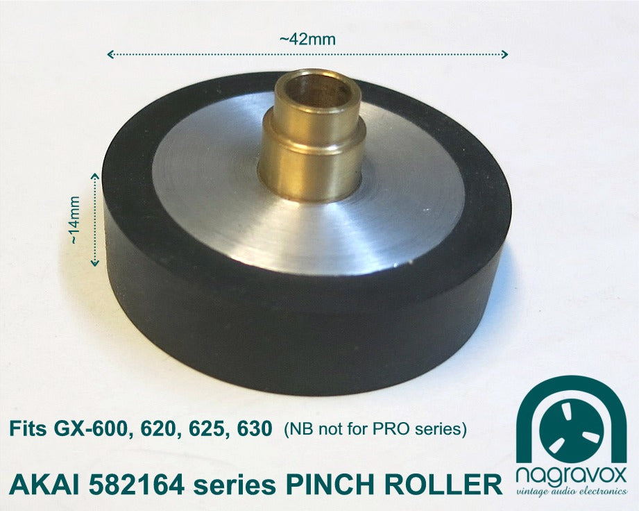 Akai Pinch Roller for GX series 600, 620, 625, 630