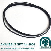 Akai 4000 series belt set