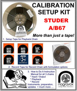 Setup Calibration Kit for Studer A67 and B67 Tape Machines