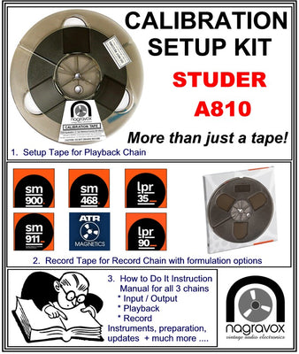 Setup Calibration Kit for Studer 1/4
