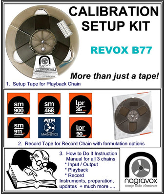 Setup Calibration Kit for Revox  B77