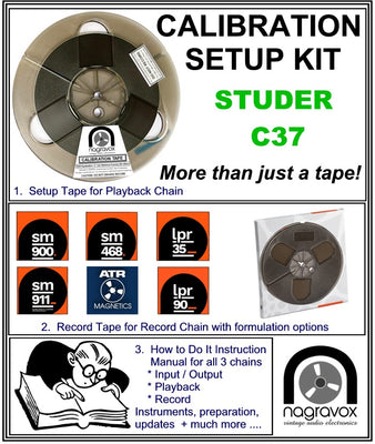 Studer C37  Setup Calibration Kit for Studer C37 1/4