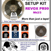 Setup Calibration Kit for Revox PR99 (Mk2/3)