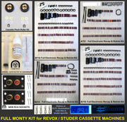 Revox Studer Cassette Tape FULL MONTY overhaul Kits A710 A721 B710 B215