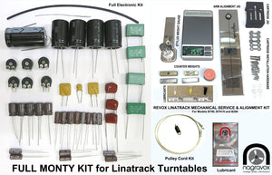 Full Monty overhaul kit for Revox LINATRACK Turntables