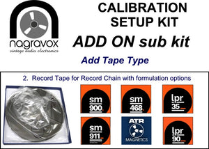 Extra add-on for calibration kits (Add another Tape Type)