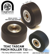 TEAC TASCAM T32 PINCH ROLLER for wider 1/4" machines