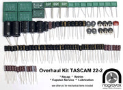 TASCAM 22-2 Overhaul Kit - recap, retrim & mechanical service