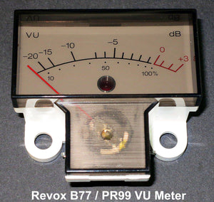 VU meters for Revox and Studer
