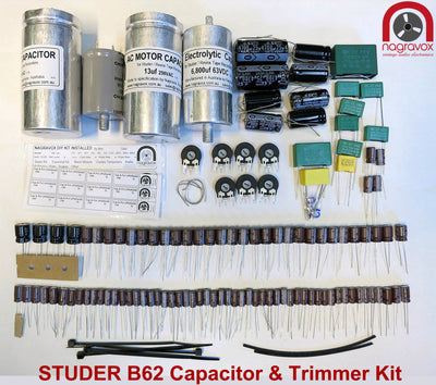 Full Electronic capacitor and trimmer upgrade overhaul kit for Studer B62