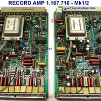 Electronic Audio Stereo capacitor overhaul kit for Studer B67